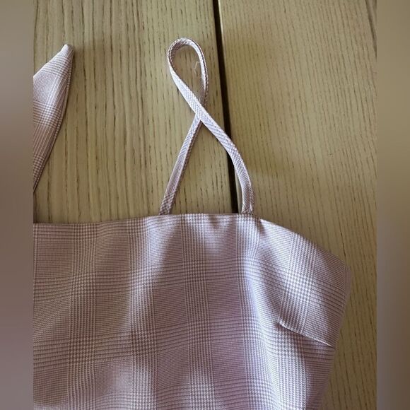 Princess Polly Light pink fit & flare open back summer Barbie mini dress - Sz 10 - Picture 2 of 7